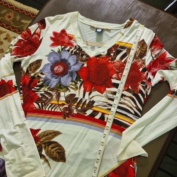 Class Roberto Cavalli: Floral & Feminine Just Beautiful Sz USA 14. (#1675). - Picture 16 of 17